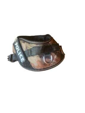 Smart Pups Police K9 Army Print Dog Vest Harness with Reflective Trim and Handle